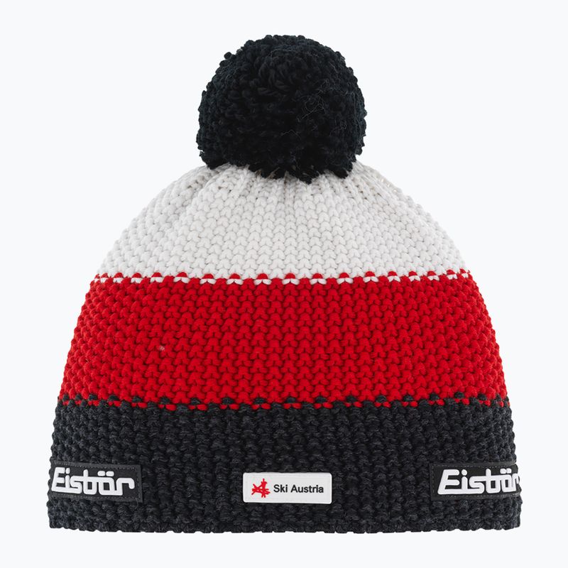 Eisbar Star Pompon Ska winter beanie blackmottled/ardea/white