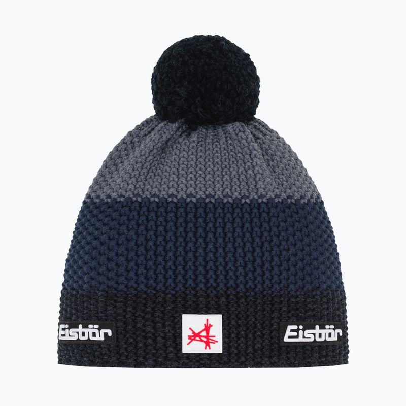 Winter hat Eisbar Star Pompon SA black/cobalt/anthracite