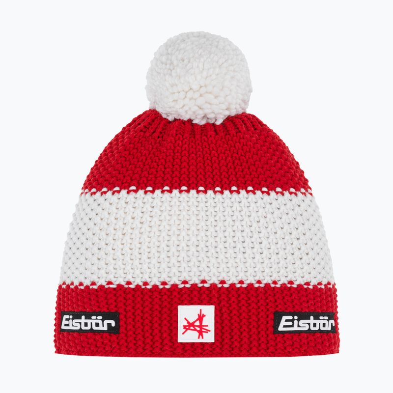 Winter hat Eisbar Star Pompon SA ketchup/white/ketchup