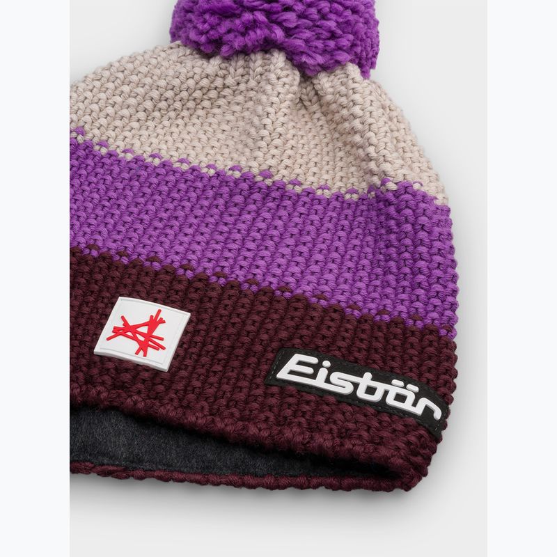 Winter hat Eisbar Star Pompon SA lilac/purple 2