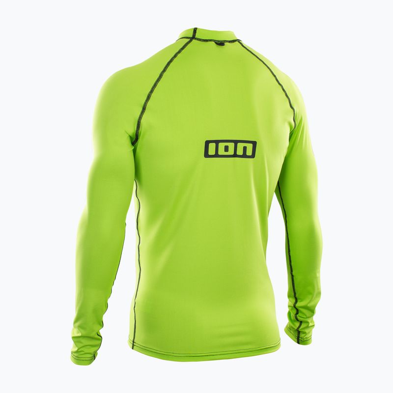 Men's ION Lycra Promo swim longsleeve lime green 2
