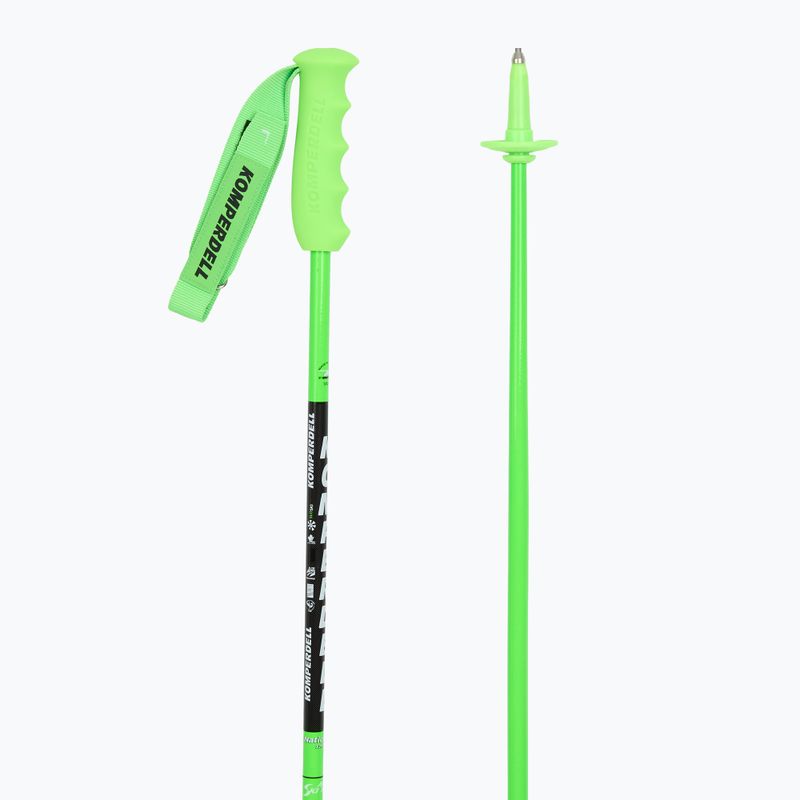 Ski poles Komperdell Nationalteam Carbon green 3