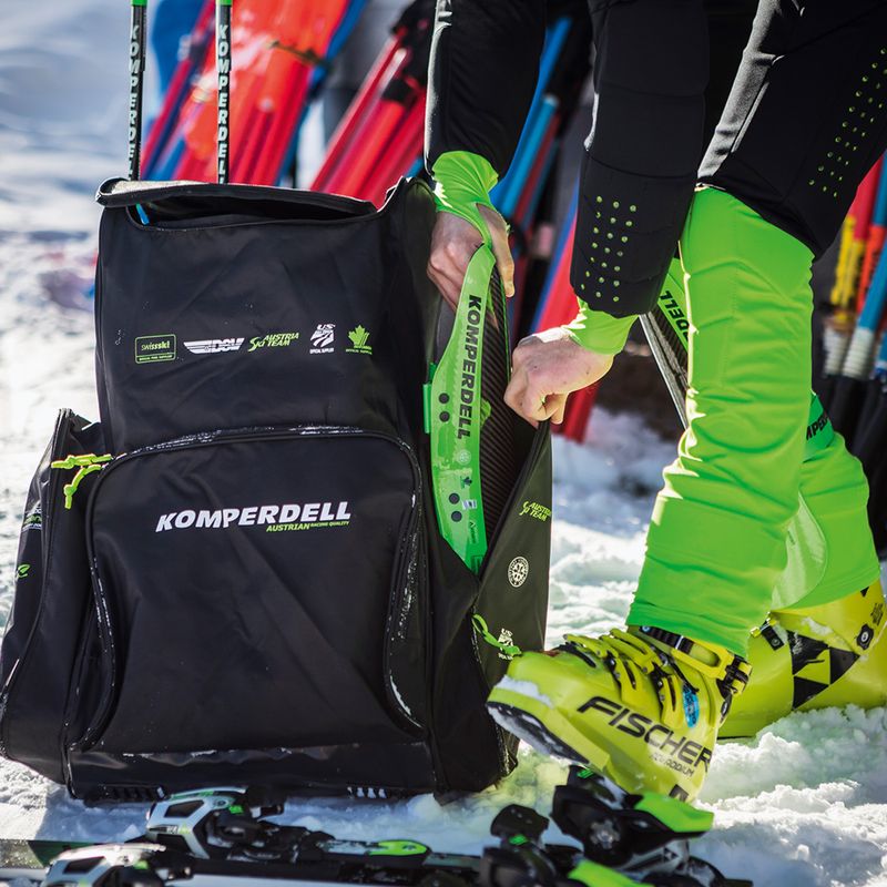 Ski bag Komperdell Nationalteam Ski Boot Bag 72 l black/green 6