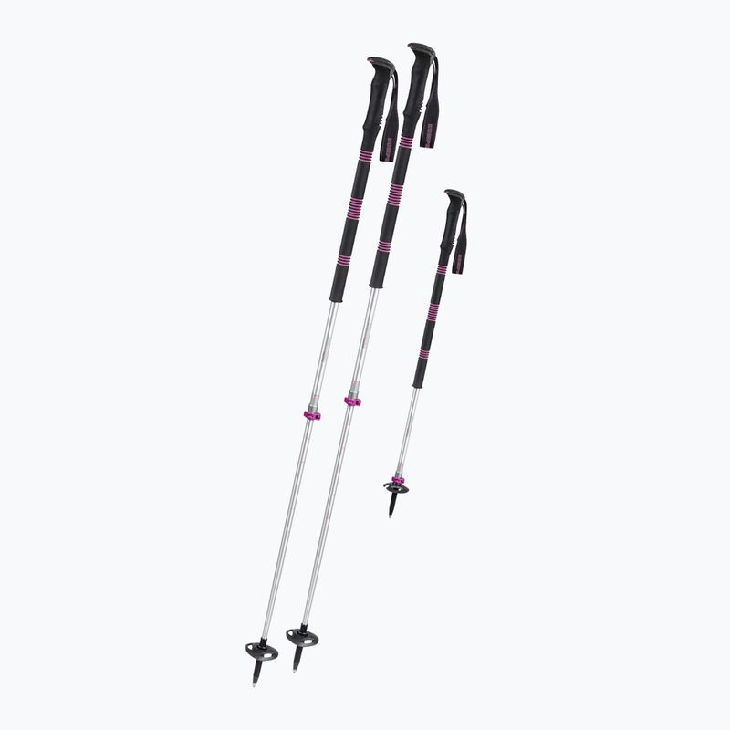 Komperdell Contour Titanal II Foam Compact ski pole black/pink 1882306-10