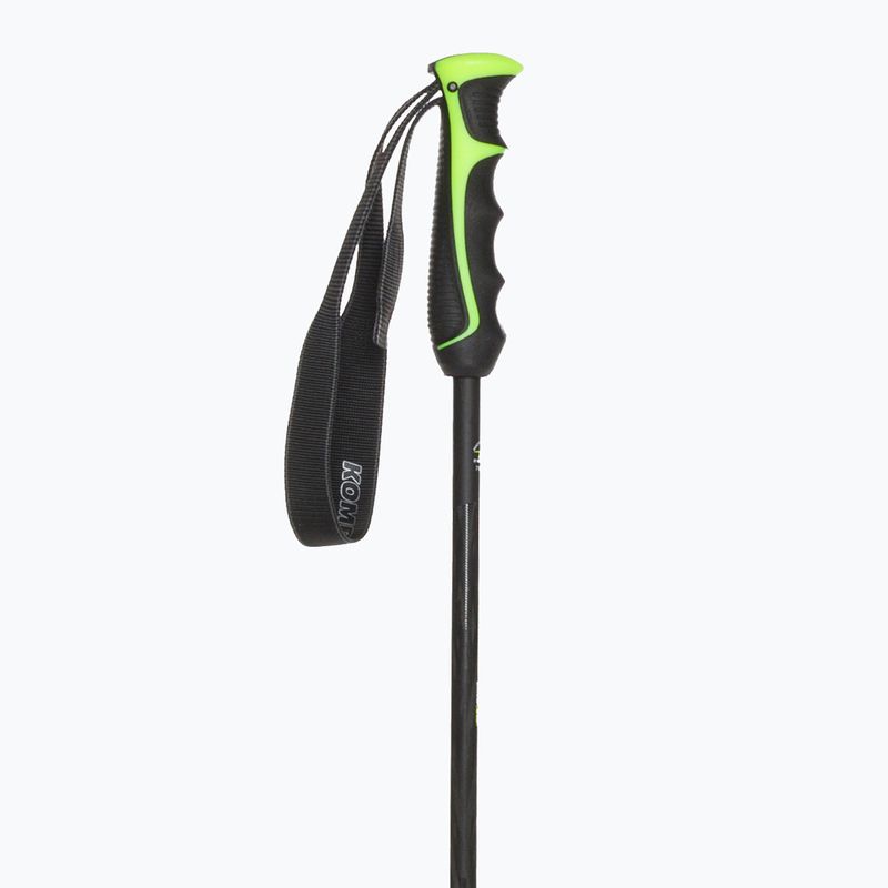 Komperdell Booster Speed Carbon Series ski poles black/yellow 2