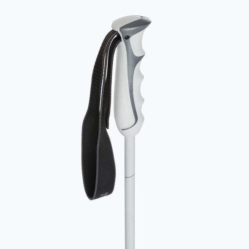Komperdell Booster Speed Carbon Series ski poles white/silver 3