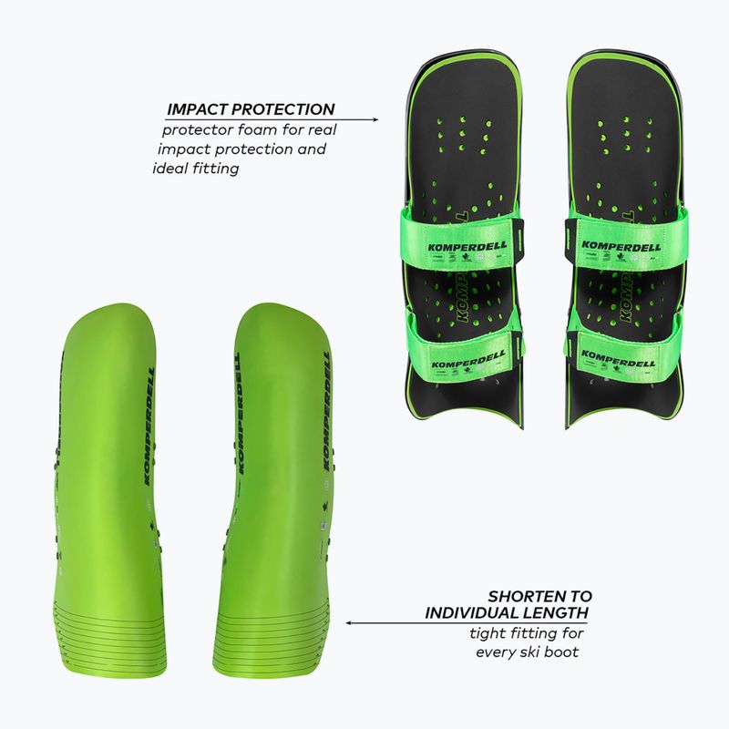 Shin protectors Komperdell Shinguards Profi World Cup green 3