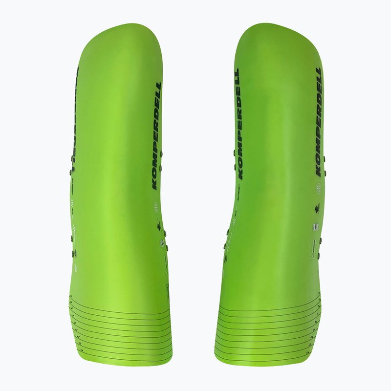 Children's shin protectors Komperdell Shinguards Profi World Cup Jr green 2