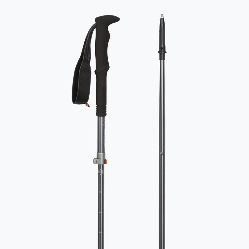 Komperdell FX Lite Ti Vario Compact silver/orange trekking poles 3