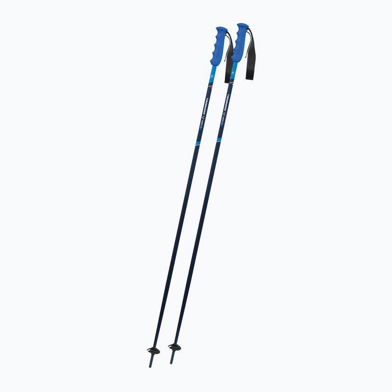 Komperdell Victory Ti ski poles dark blue/ cyan