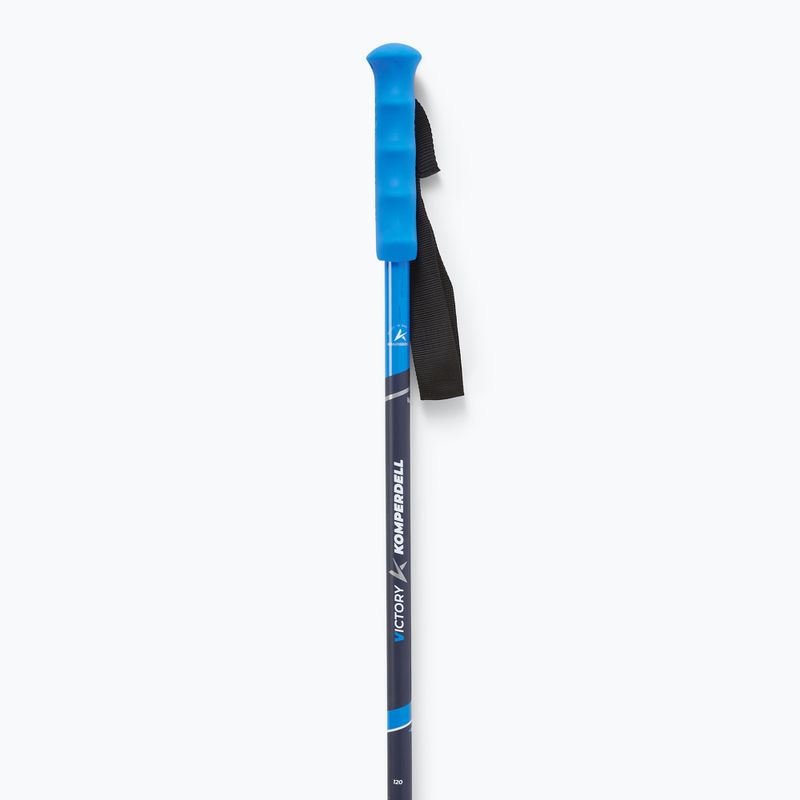 Komperdell Victory Ti ski poles dark blue/ cyan 2