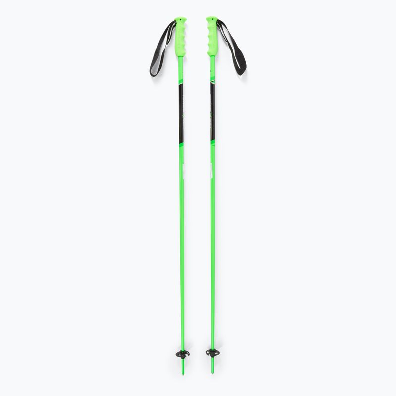 Komperdell Victory Ti bright green ski poles
