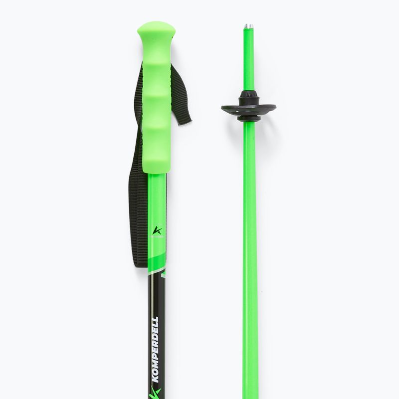 Komperdell Victory Ti bright green ski poles 3