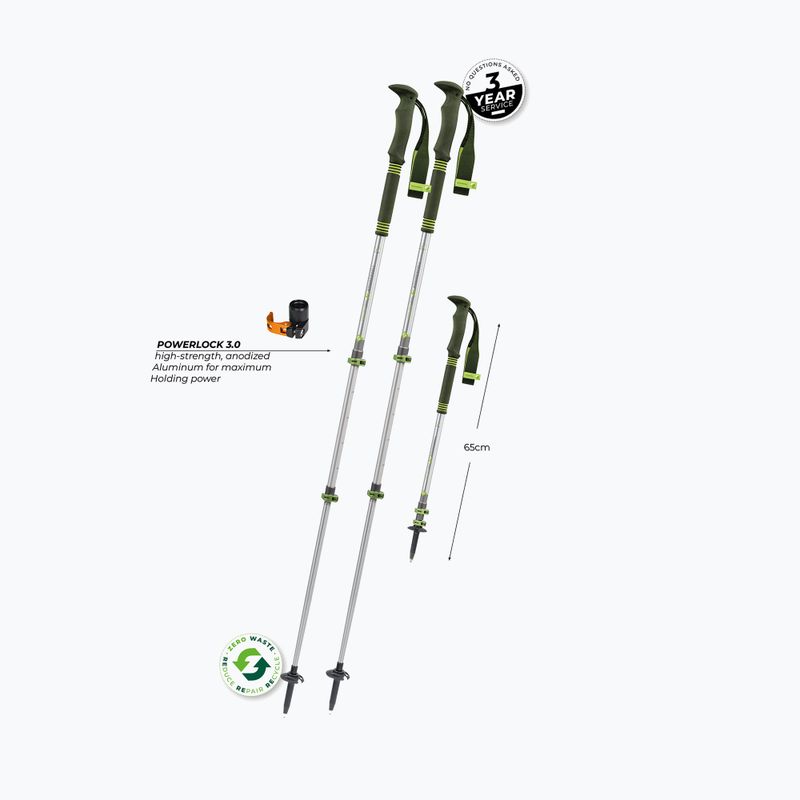 Komperdell Explorer Zero green trekking poles 2