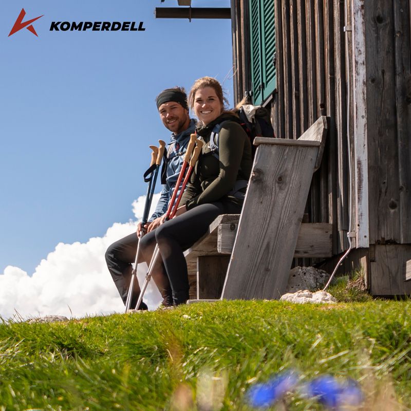 Komperdell Trailmaster Zero forrest green trekking poles 10