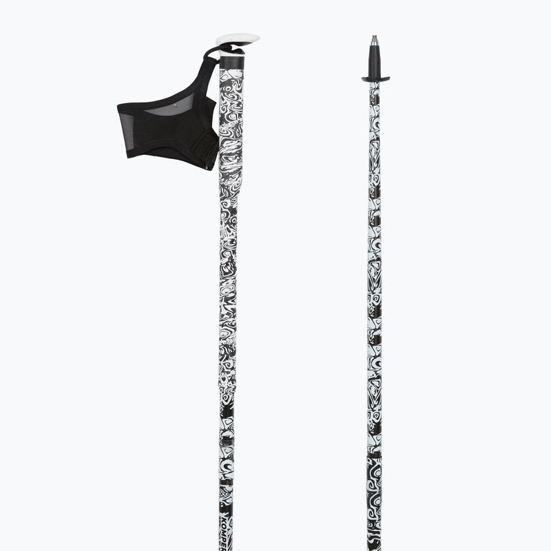 Komperdell FXP Carbon The Erlkönig running poles black/white 3