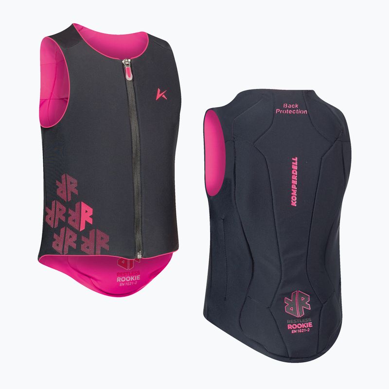 Children's protective vest Komperdell Ballistic Flex Fit Pro Jr black/pink 2