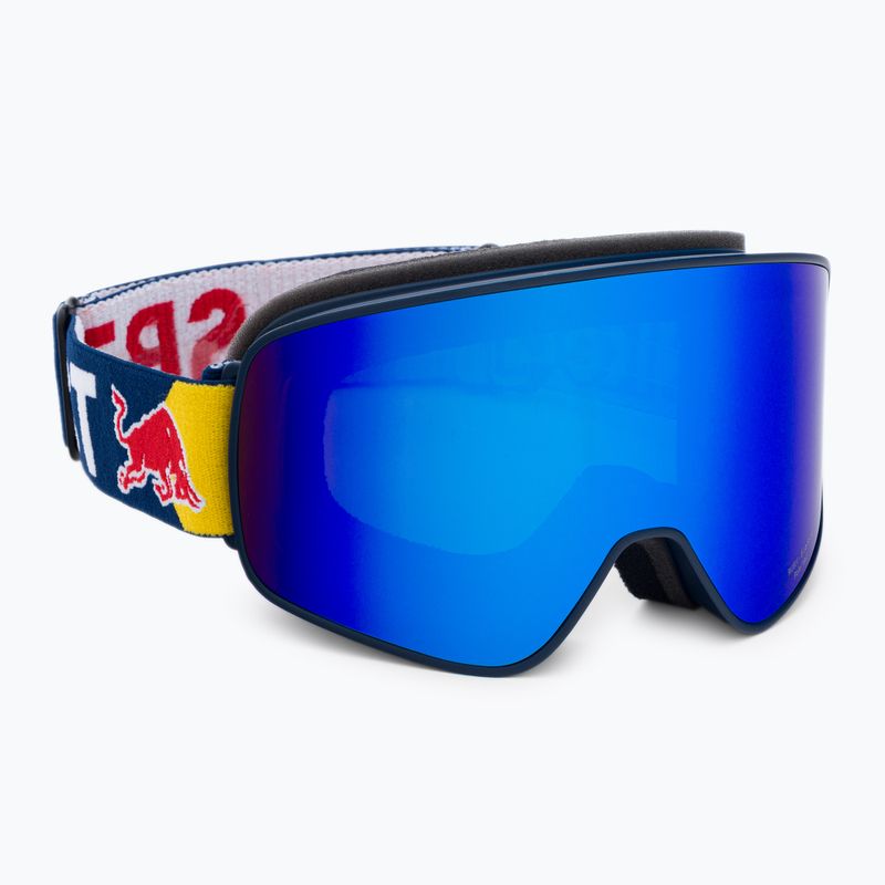 Red Bull SPECT Rush Polarised matt blue/blue/brown blue mirror/blue snow 001 ski goggles