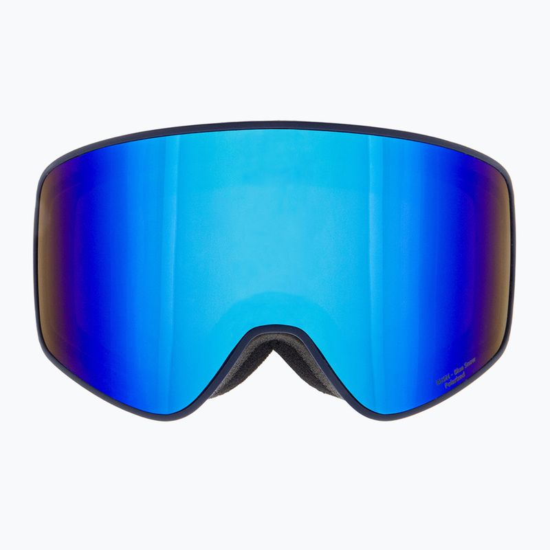 Red Bull SPECT Rush Polarised matt blue/blue/brown blue mirror/blue snow 001 ski goggles 7