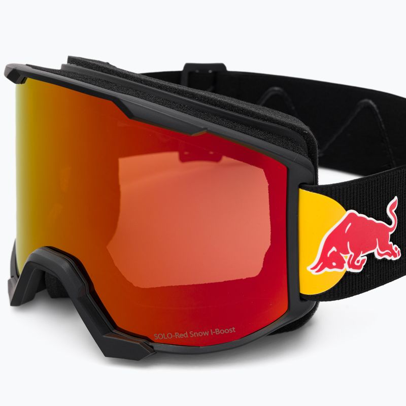 Red Bull SPECT + Pouch Solo High Contrast ski goggles matt blue/shiny black/red mirror 010S 5