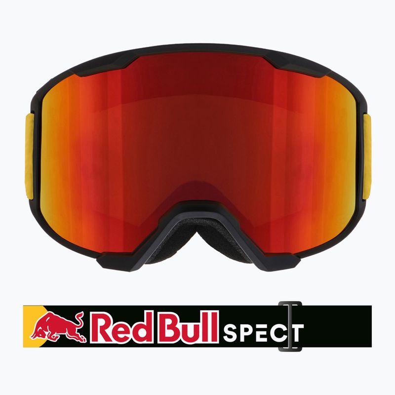 Red Bull SPECT + Pouch Solo High Contrast ski goggles matt blue/shiny black/red mirror 010S 6