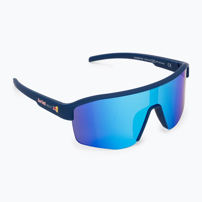 Red Bull Spect Dundee blue/brown with blue mirror cycling glasses