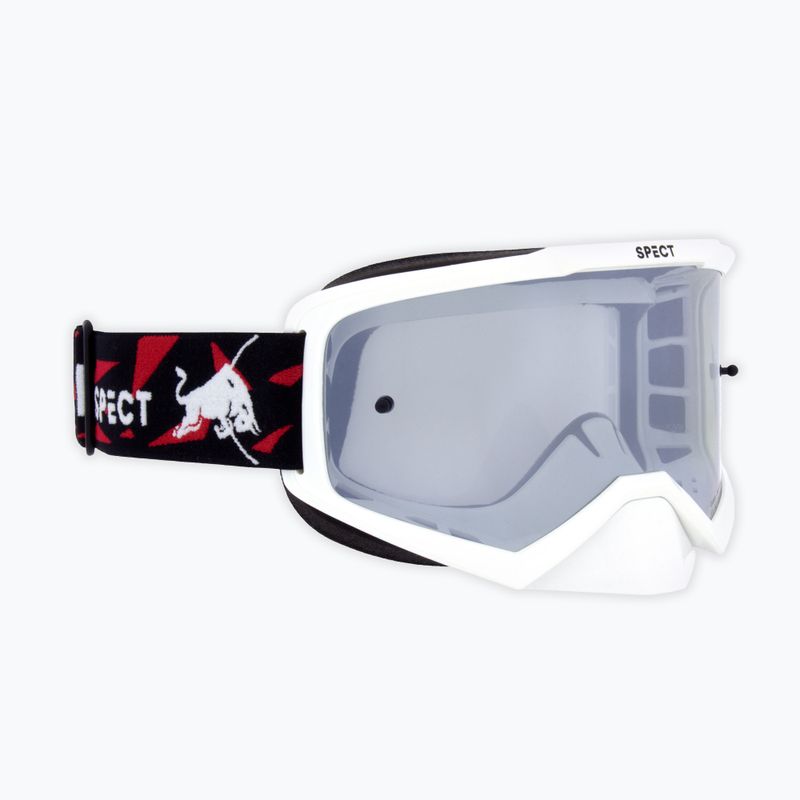 Bike goggles Red Bull SPECT Evan shiny white/smoke silver mirror 4