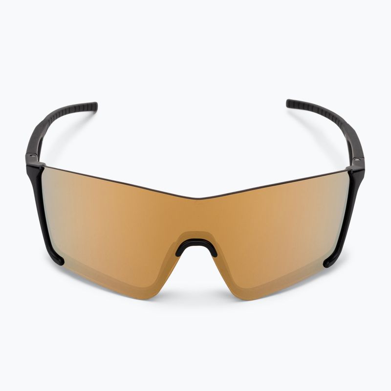Red Bull Spect Backra matt black/smoke with gold mirror cycling glasses 3