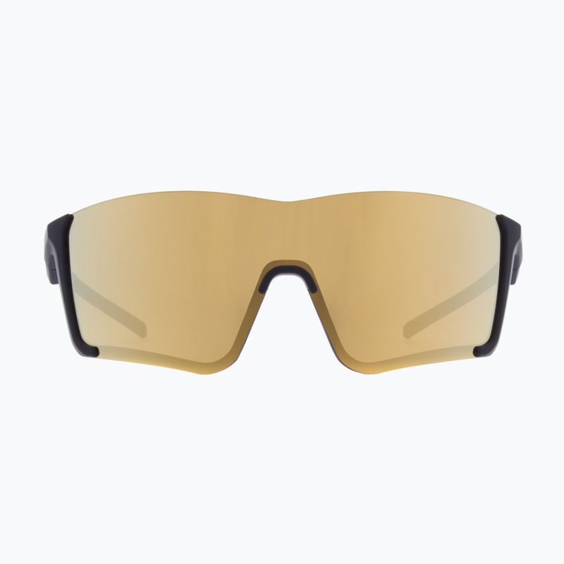 Red Bull Spect Backra matt black/smoke with gold mirror cycling glasses 7