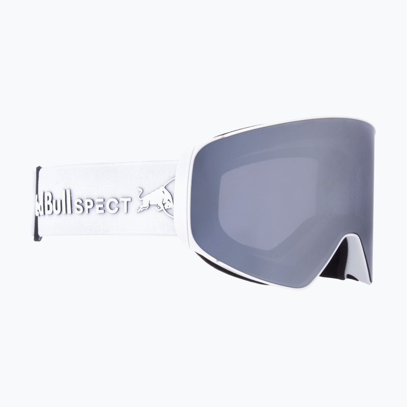 Red Bull SPECT Jam S3 ski goggles + Spare Lens S2 matt white/white/ smoke/silver mirror/cloudy snow