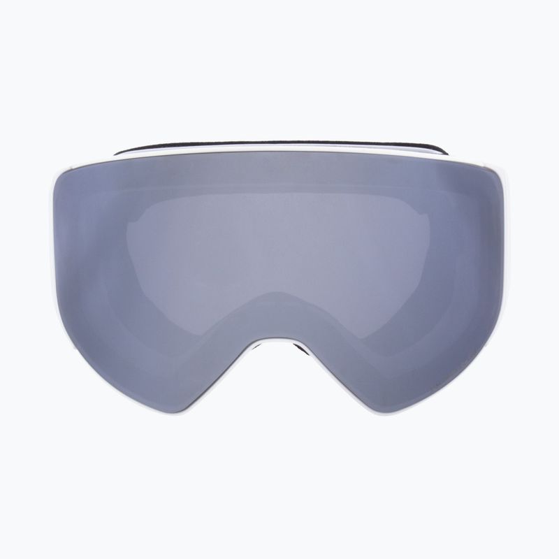 Red Bull SPECT Jam S3 ski goggles + Spare Lens S2 matt white/white/ smoke/silver mirror/cloudy snow 2