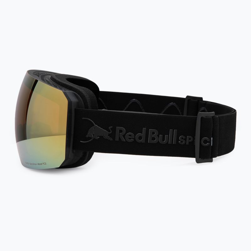 Red Bull SPECT Chute ski goggles black/brown with gold mirror/cloudy snow 4