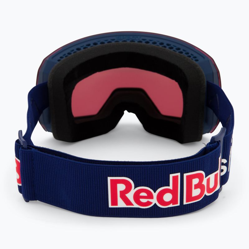 Red Bull SPECT Chute blue/purple with blue mirror/cloudy snow ski goggles 4