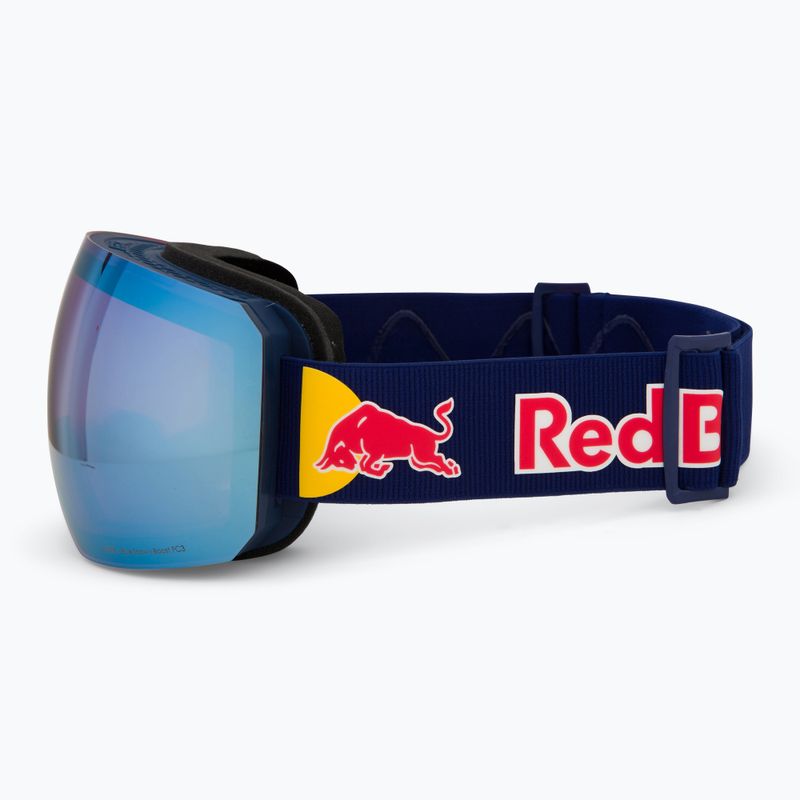 Red Bull SPECT Chute blue/purple with blue mirror/cloudy snow ski goggles 5