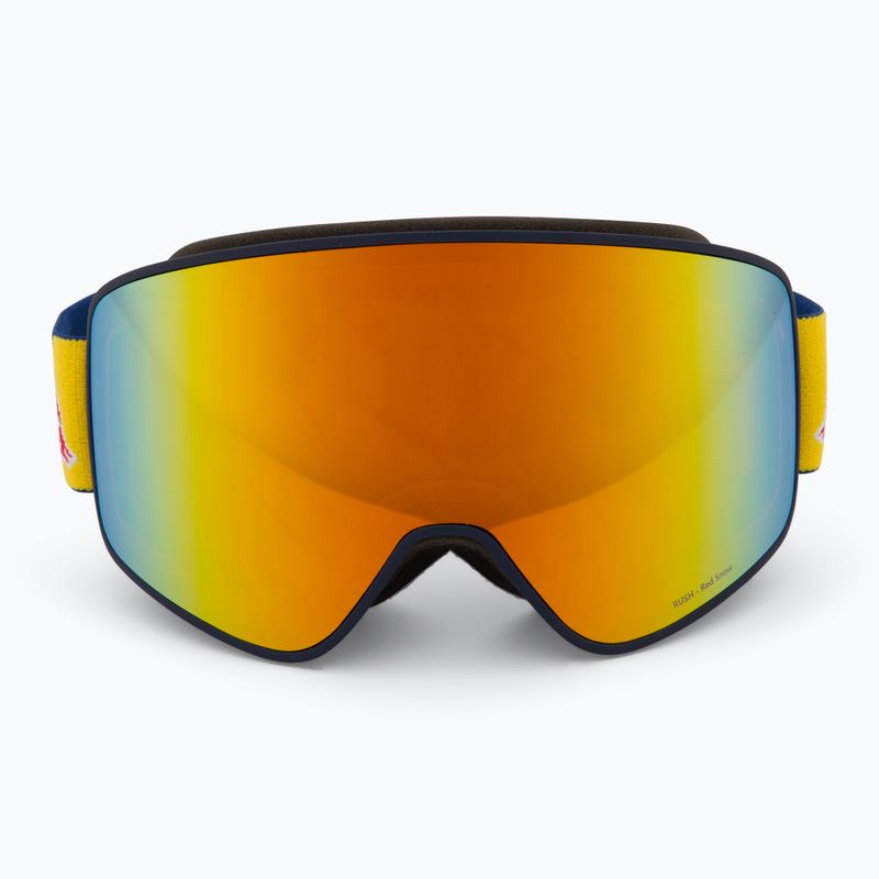 Red Bull SPECT Rush blue/red snow ski goggles - orange with red mirror 2