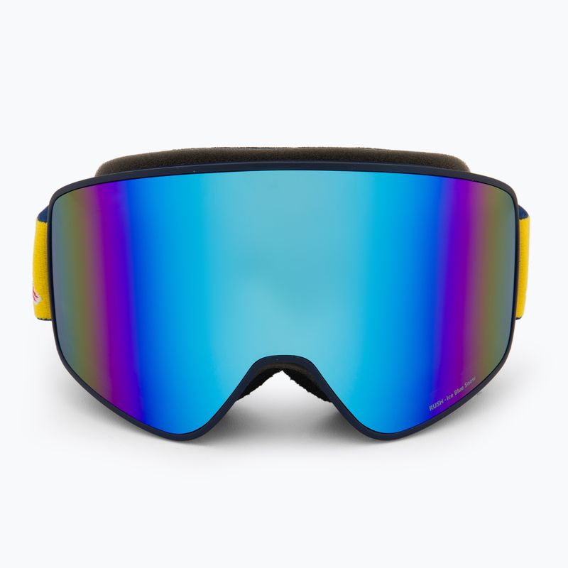 Red Bull SPECT Rush blue/ice blue snow/smoke with blue mirror ski goggles 2
