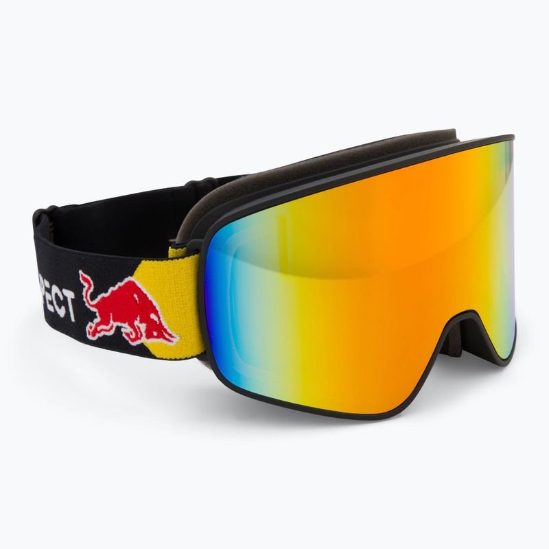Red Bull SPECT Rush ski goggles black/red snow - orange with red mirror