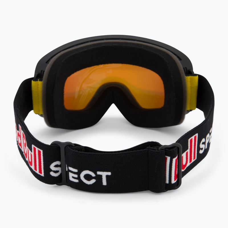 Red Bull SPECT Rush ski goggles black/red snow - orange with red mirror 3