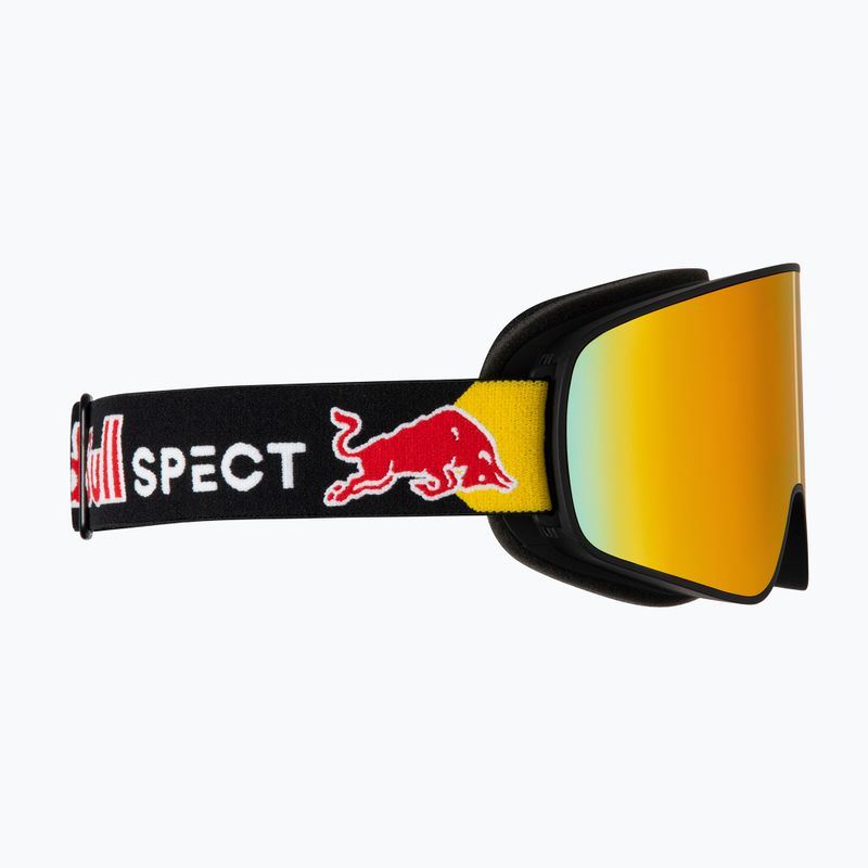 Red Bull SPECT Rush ski goggles black/red snow - orange with red mirror 5