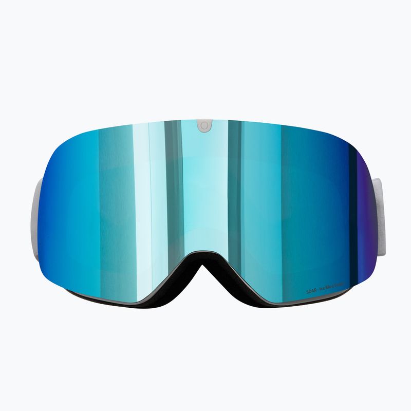 Red Bull SPECT Soar ski goggles white/ice blue snow/grey with ice blue mirror 2