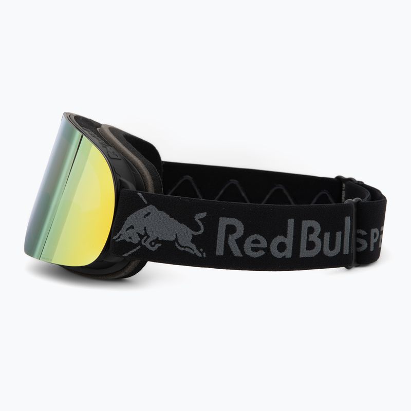 Ski goggles Red Bull SPECT Rush matt black/smoke with yellow mirror 4
