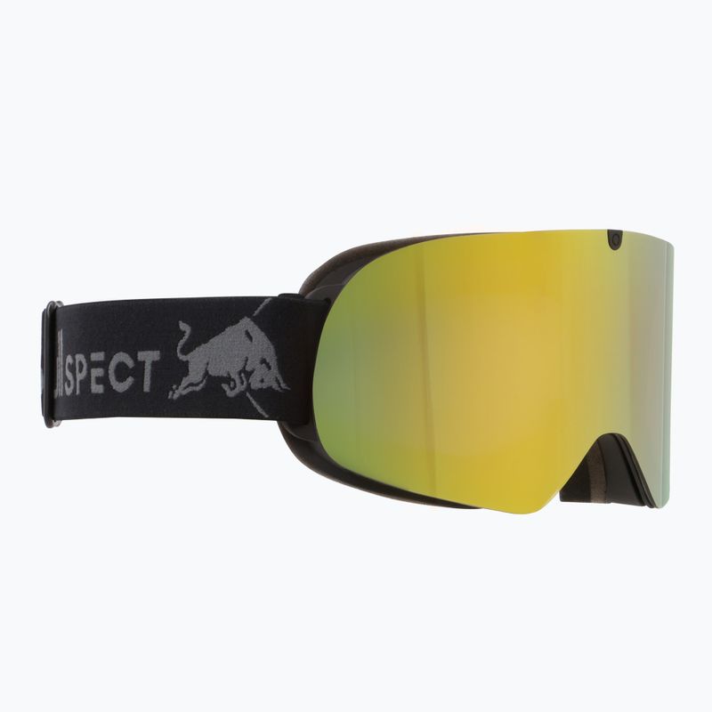 Ski goggles Red Bull SPECT Rush matt black/smoke with yellow mirror