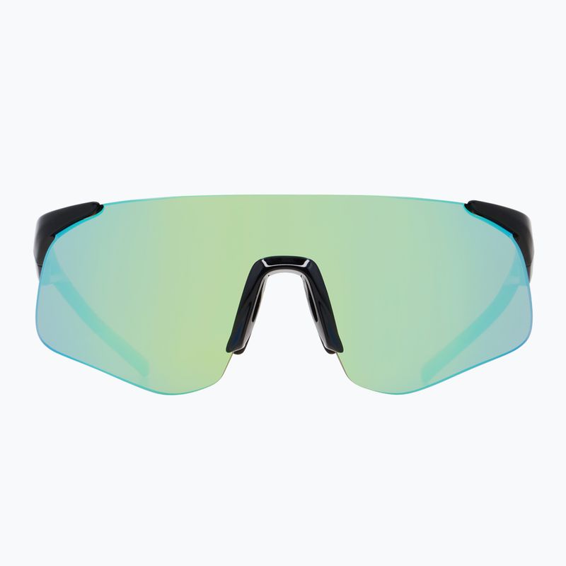 Red Bull SPECT Mark black/smoke with green blue mirror sunglasses 2