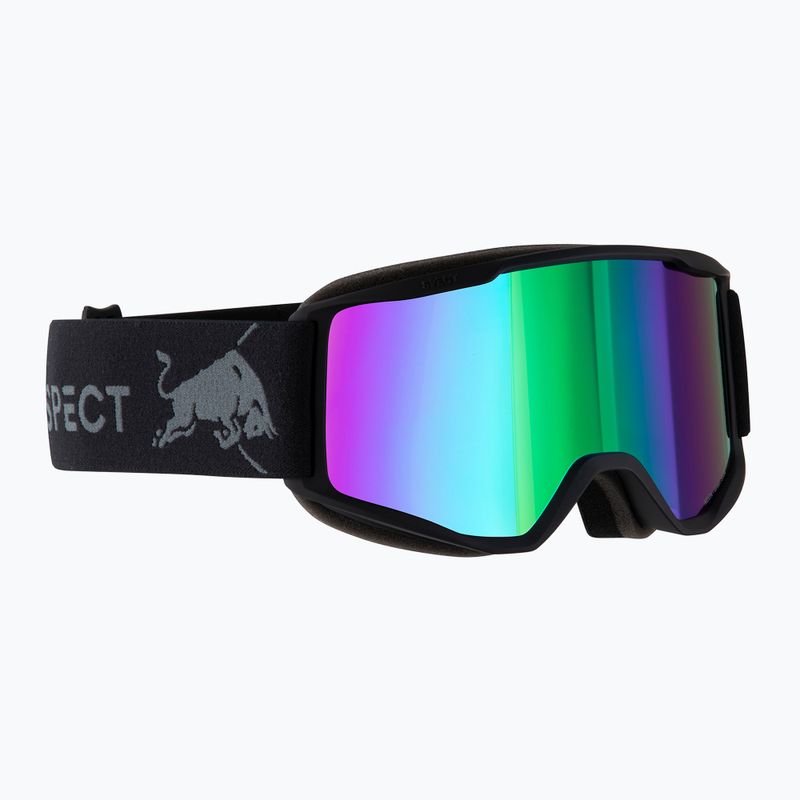 Ski goggles Red Bull Spect Neon matt black/brown with green mirror