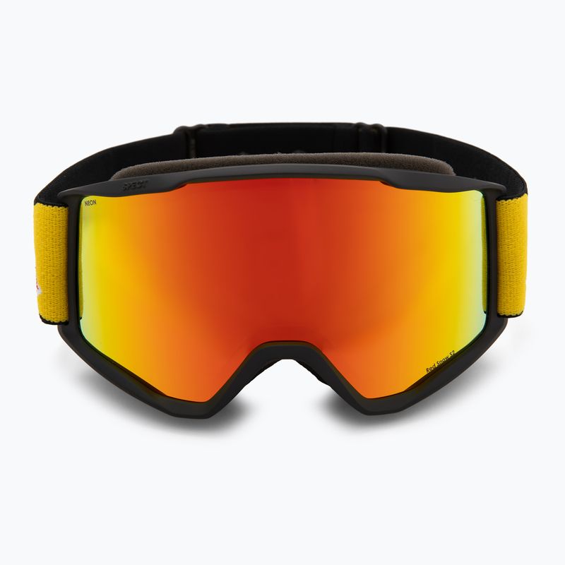 Red Bull SPECT Neon ski goggles black/orange with red mirror 2