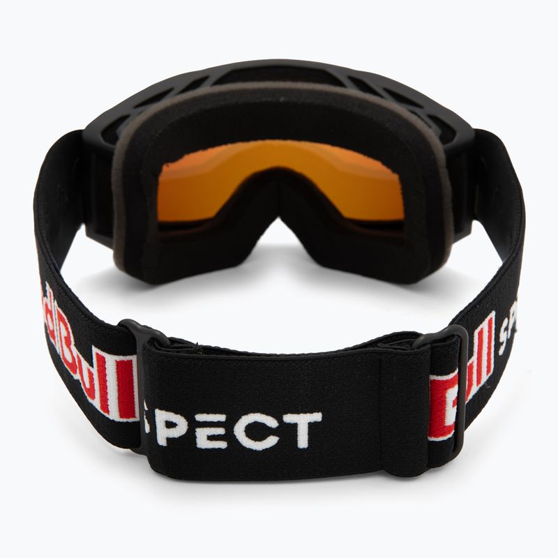 Red Bull SPECT Neon ski goggles black/orange with red mirror 3