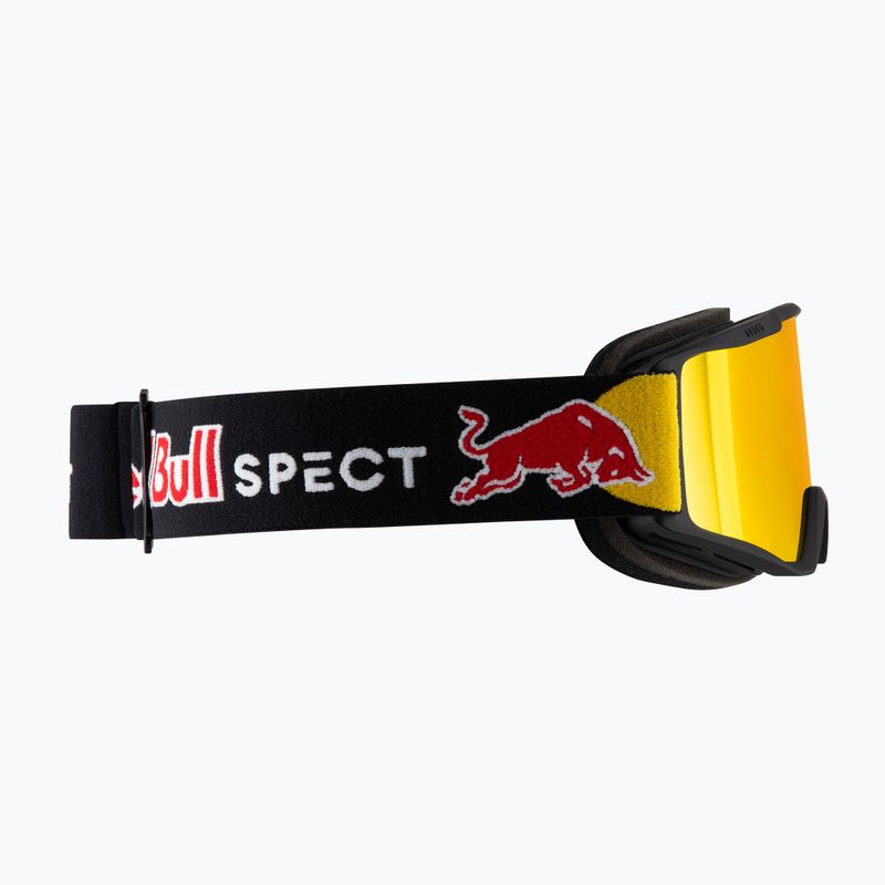 Red Bull SPECT Neon ski goggles black/orange with red mirror 3