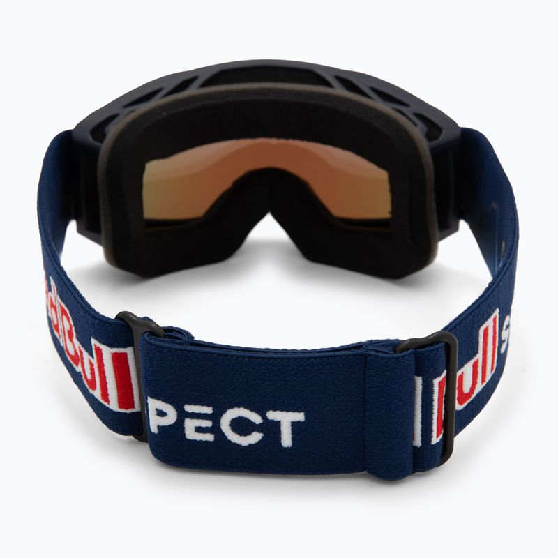 Red Bull SPECT Neon blue/smoke with blue mirror ski goggles 3