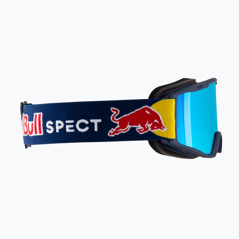 Red Bull SPECT Neon blue/smoke with blue mirror ski goggles 3