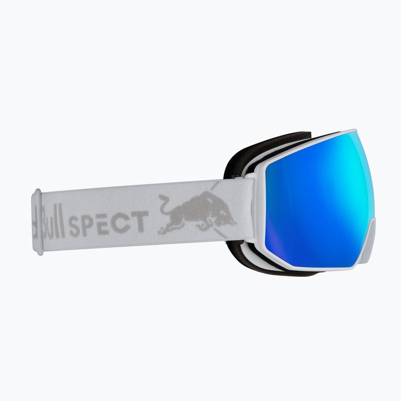 Red Bull SPECT Fink white/smoke with blue mirror ski goggles 3